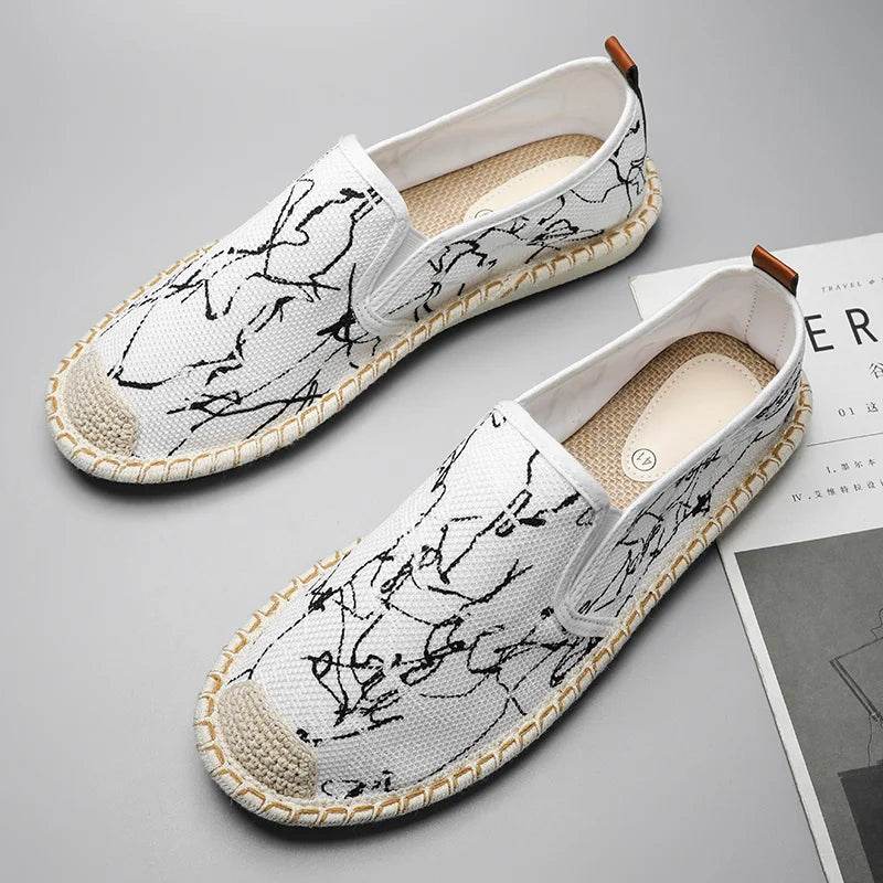 Buy Center Ethnic Style Men's Slip-On Flats - Comfortable Summer Sneakers - Buy Center UK