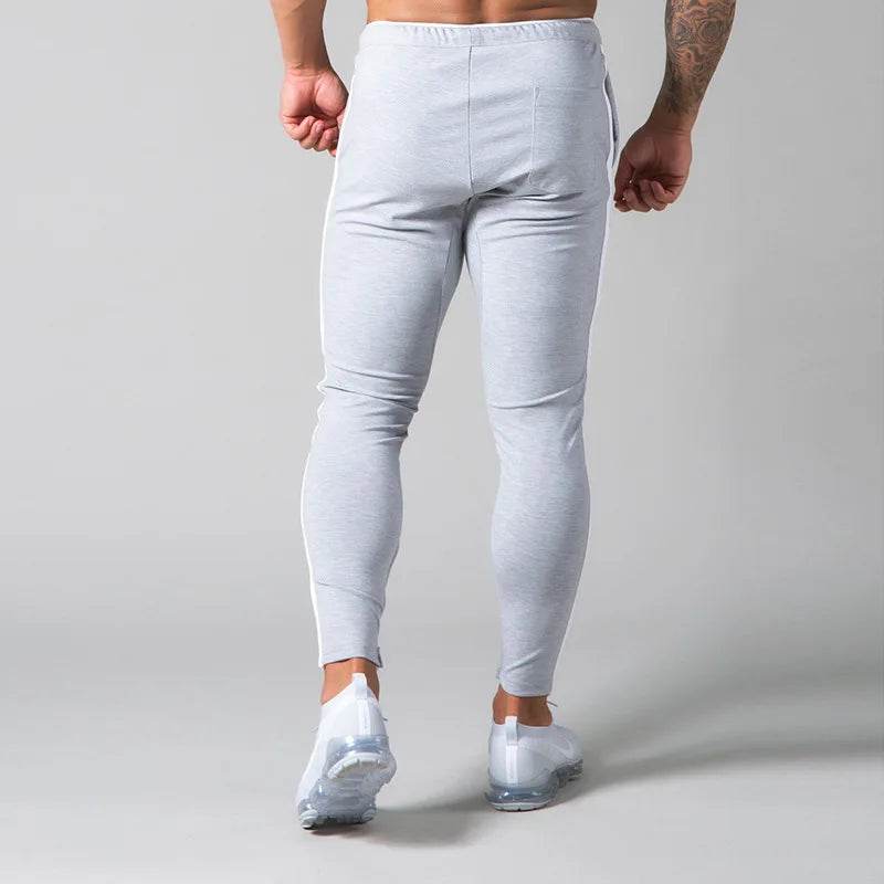 Buy Center Men's Casual Pants - Striped Color Block Fitness Gear - Buy Center UK