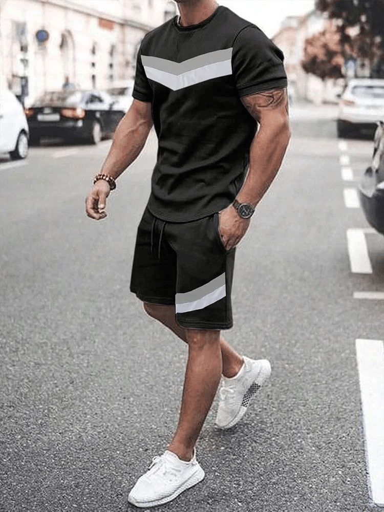 Buy Center 2025 Men's Casual Summer Suit - Textured Two-Piece Set - Buy Center UK
