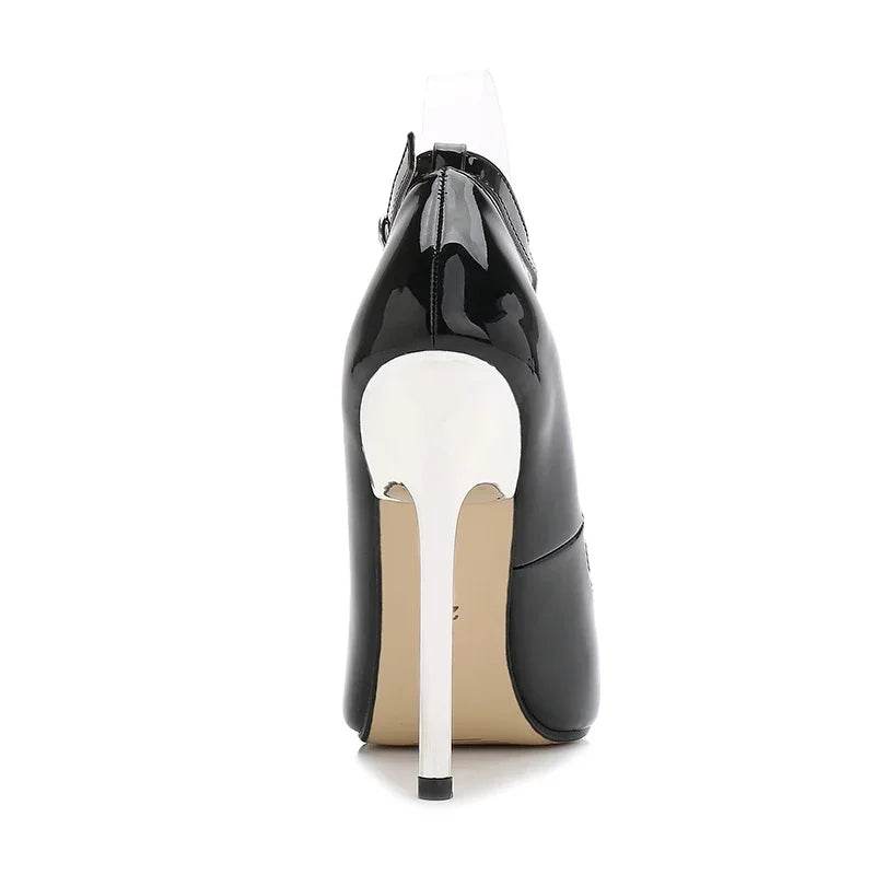 Buy Center Women's 13cm High Heels - Sexy Ankle Strap Pointed Toe - Buy Center UK