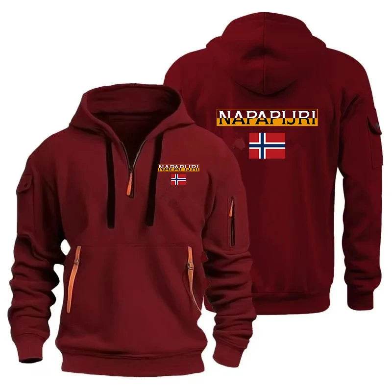 Buy Center Vintage Oversized Cotton Hoodie - Men's Pullover Fashion - Buy Center UK