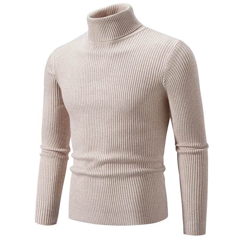 Buy Center Men's High Neck Sweater - Warm, Stylish Turtleneck Pullover - Buy Center UK