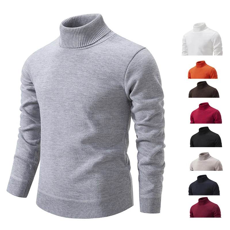 Buy Center Thick Men's Turtleneck Sweater - Cozy Slim Pullover - Buy Center UK