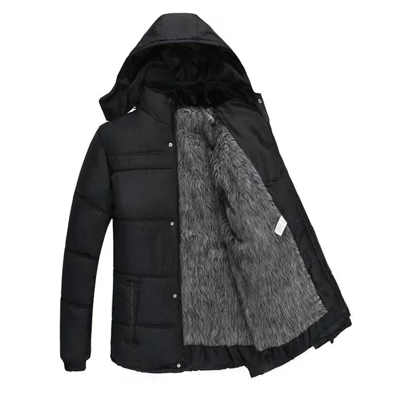 Buy Center Men's Thickened Cotton Coat - Warm & Stylish Jacket - Buy Center UK