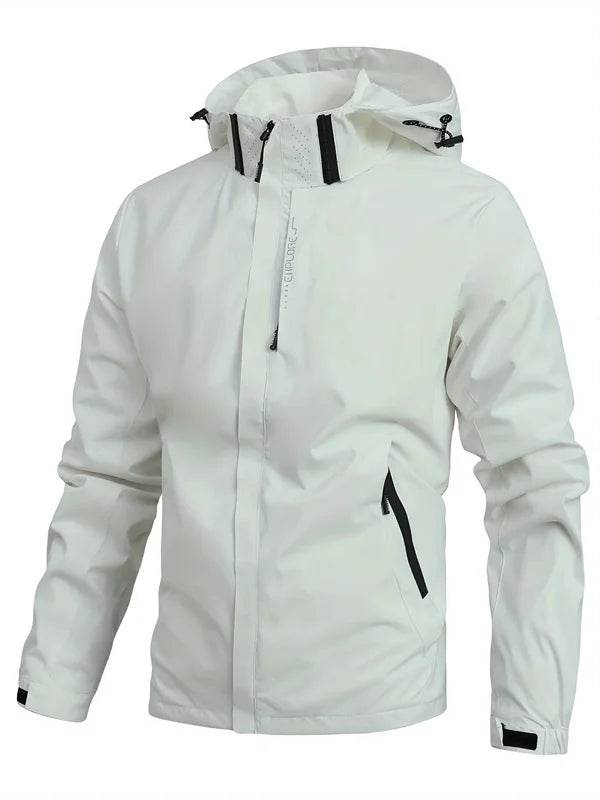 Buy Center Men's Waterproof Rain Jacket - Lightweight & Windproof Design - Buy Center UK
