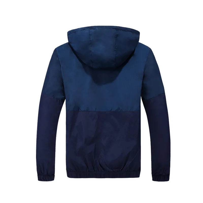 Buy Center Men’s Windbreaker Jacket - Stylish Hooded Casual Coat - Buy Center UK