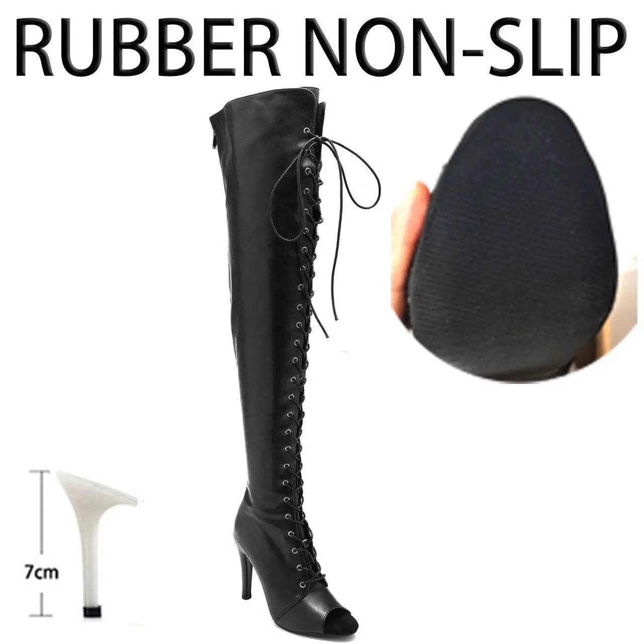 Buy Center Black High Women Heels - Soft Peep Toe Stilettos for Dance - Buy Center UK