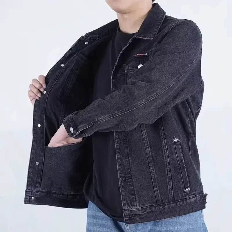 Buy Center Men's Multi-Pocket Denim Jacket - Casual Trendy Workwear - Buy Center UK