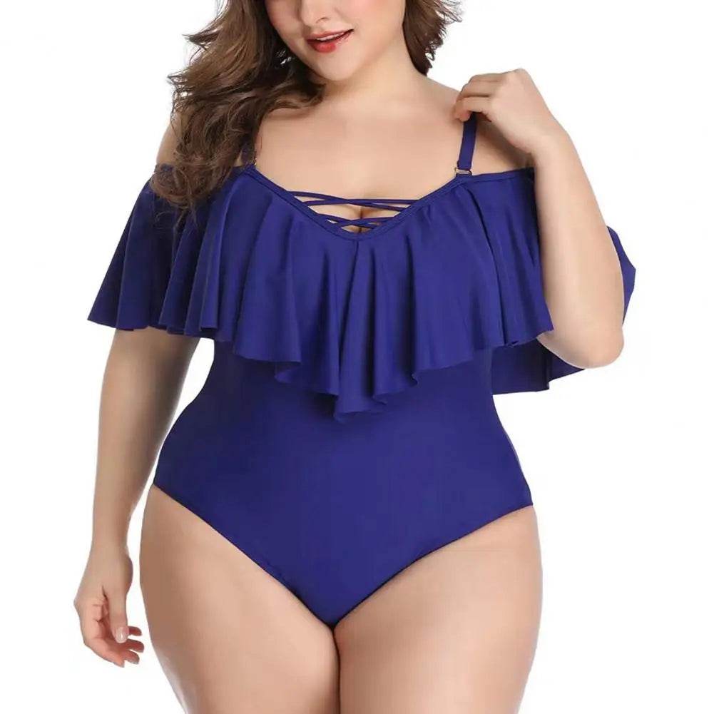 Buy Center High Waist Padded Monokini - Quick Drying Women Swimsuit - Buy Center UK