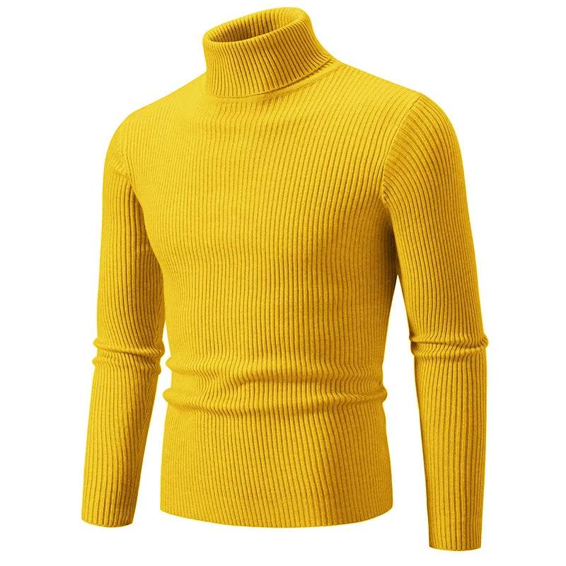 Buy Center Men's High Neck Sweater - Warm, Stylish Turtleneck Pullover - Buy Center UK