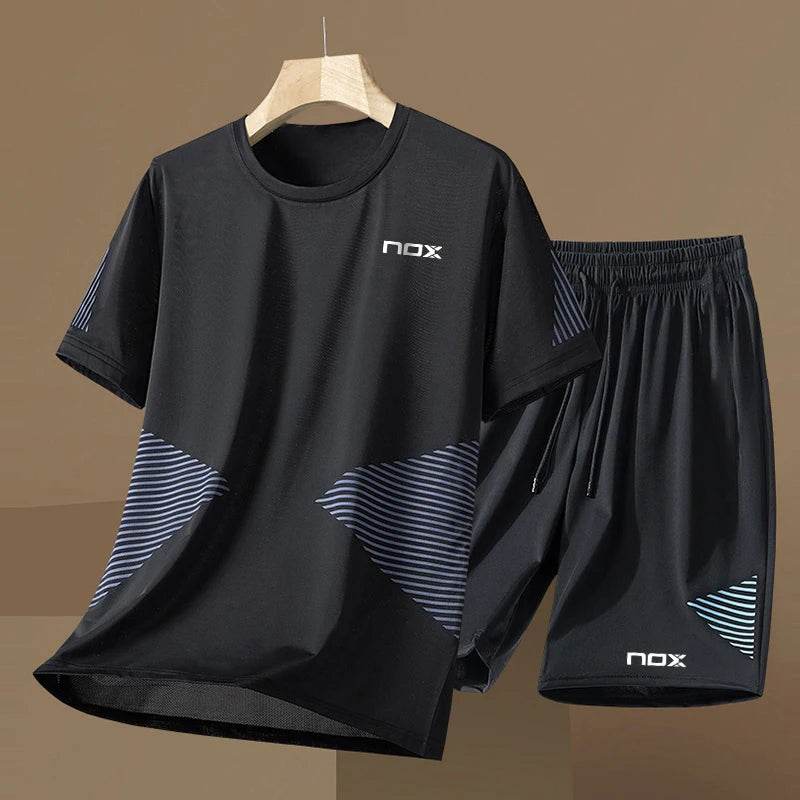 Buy Center Men's Tennis Sportswear - Summer T-shirt & Shorts Set - Buy Center UK