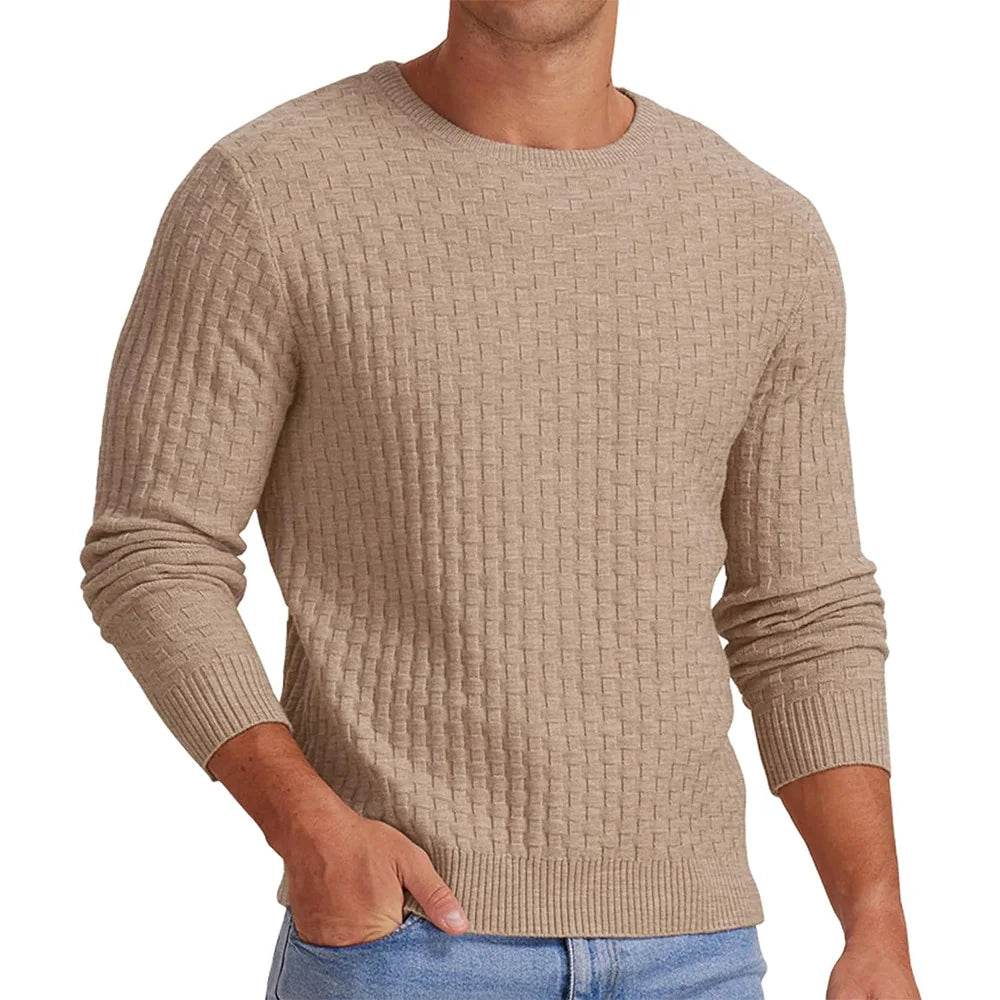 Buy Center White Menswear Turtleneck Pullover - Thickened Knit Sweater - Buy Center UK