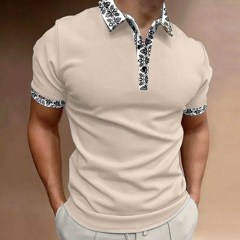 Buy Center 3D Printed Polo Shirt - Men's Loose Oversized Summer Top - Buy Center UK