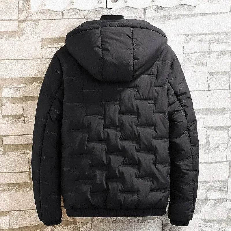 Buy Center Men's Padded Down Jacket - Hooded Winter Parka 2024 - Buy Center UK
