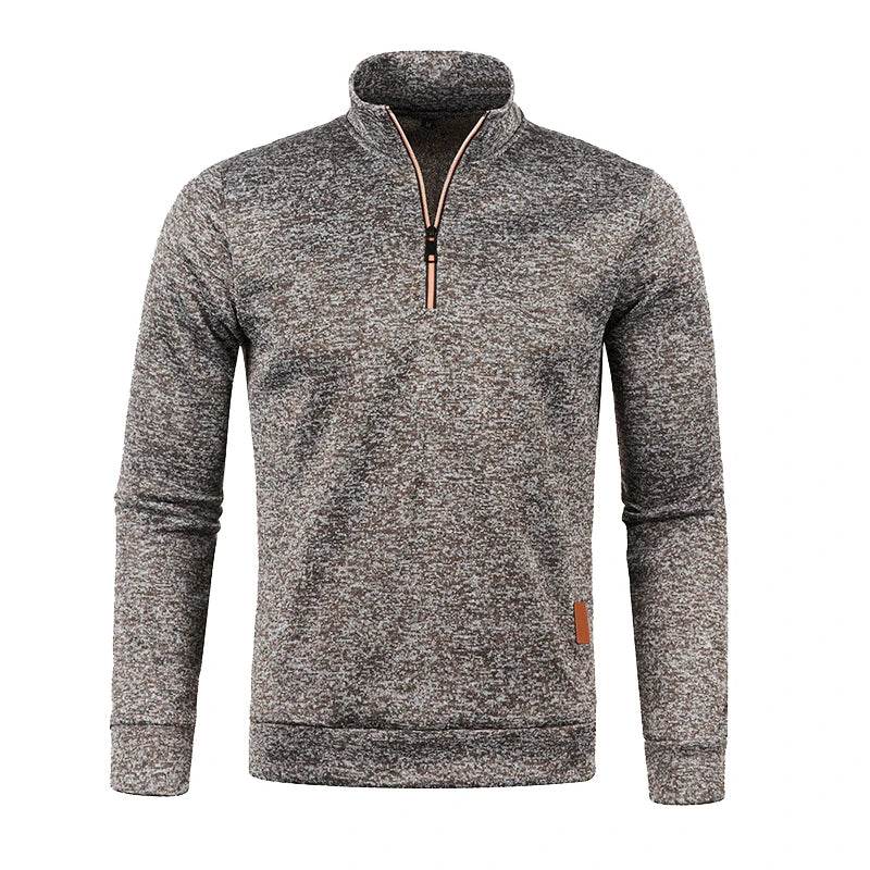 Buy Center Men's Half Zipper Pullover - Stylish Turtleneck Sweatshirt - Buy Center UK