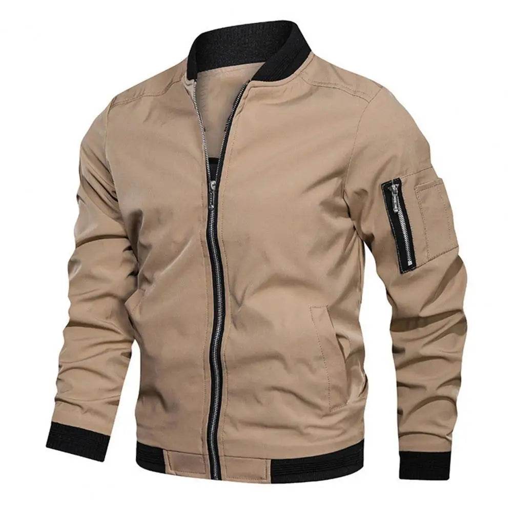 Buy Center Autumn Men's Windbreaker Jacket - Stylish Casual Bomber - Buy Center UK
