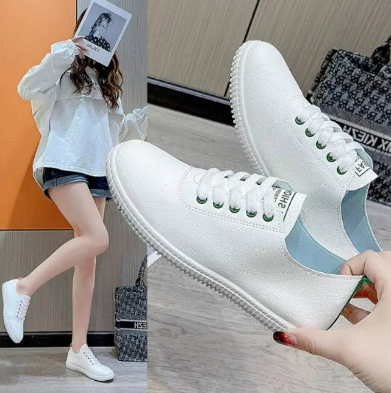 Buy Center Women’s White Casual Canvas Shoes - Breathable & Stylish - Buy Center UK