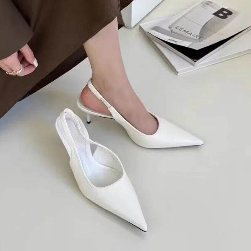 Buy Center Elegant High Heels Pumps - Women’s Slingback Pointed Toe - Buy Center UK