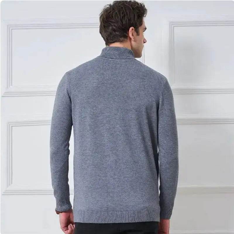 Buy Center Cashmere Cotton Blend Turtleneck Sweater - Warm & Stylish - Buy Center UK