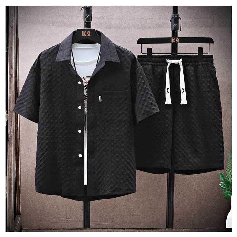 Buy Center Men's Casual Summer Sports Set - T-Shirt & Shorts - Buy Center UK
