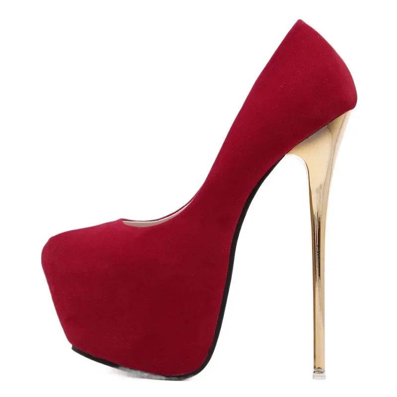 Waterproof Black High Heels - Sexy Summer Shoes for Adults - Buy Center UK