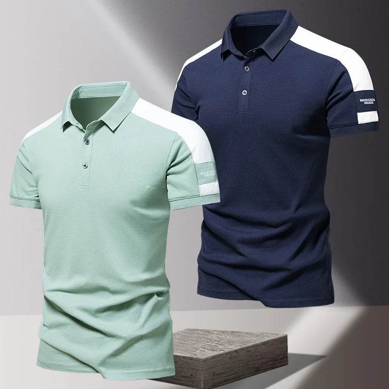 Buy Center Men's Ice Silk POLO Shirt - Breathable Business Casual Top - Buy Center UK