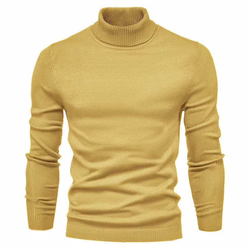 Buy Center Men’s Winter Turtleneck Sweater - Warm Slim Fit Casual - Buy Center UK