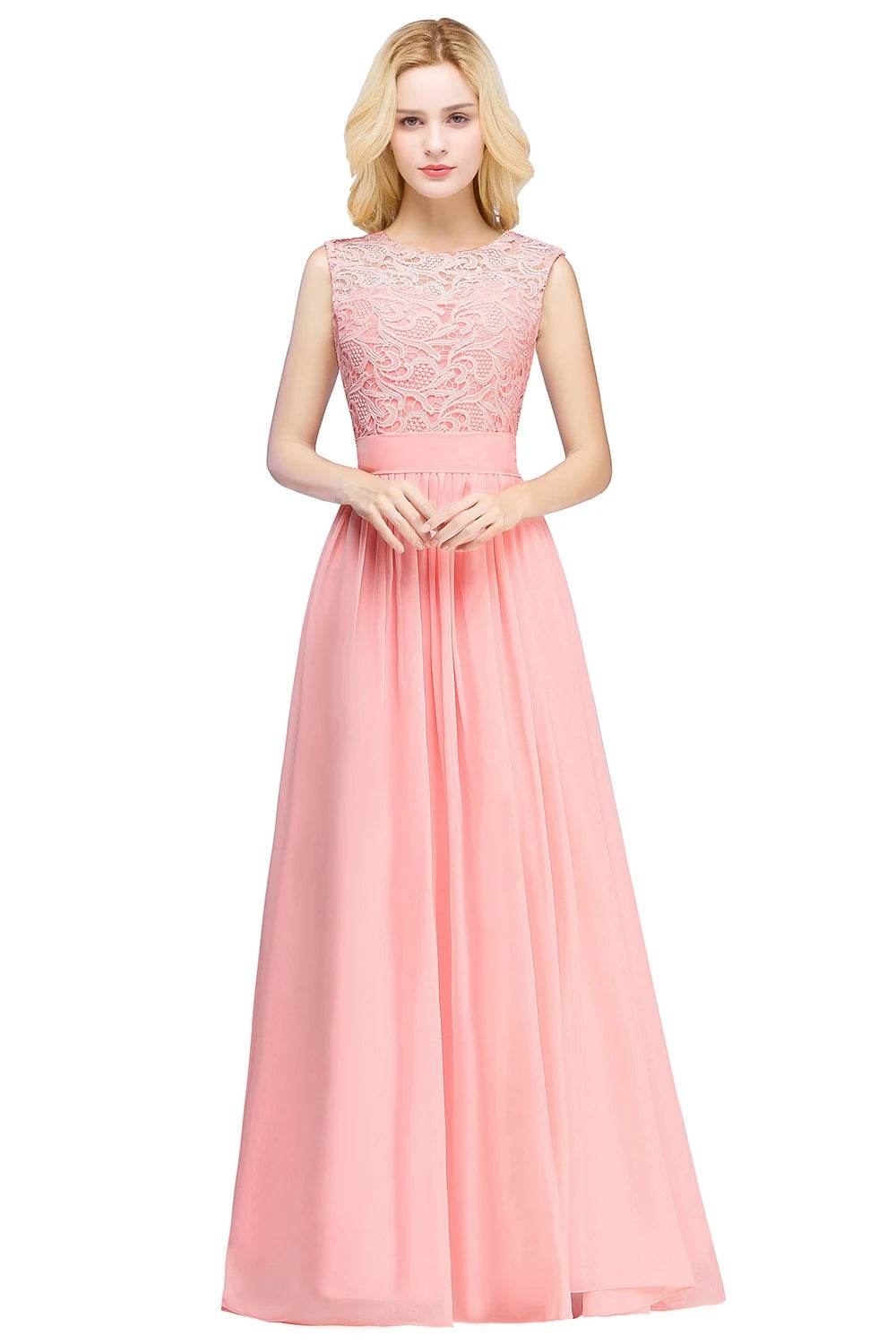 Mint Green Bridesmaid Dresses - Elegant A-Line Chiffon Gowns - Buy Center UK