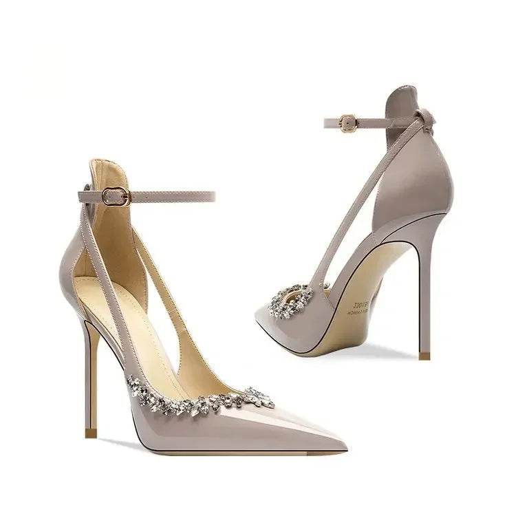 Buy Center Women's Black Red Gradient High Heels - Pointed Toe Style - Buy Center UK