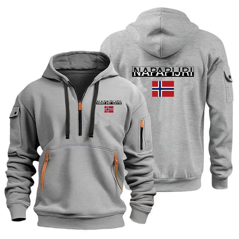 Buy Center Vintage Oversized Cotton Hoodie - Men's Pullover Fashion - Buy Center UK