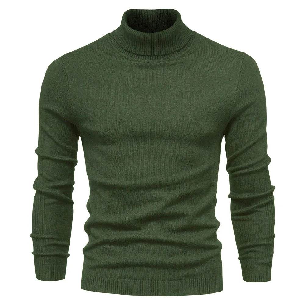 Buy Center Men’s Winter Turtleneck Sweater - Warm Slim Fit Casual - Buy Center UK