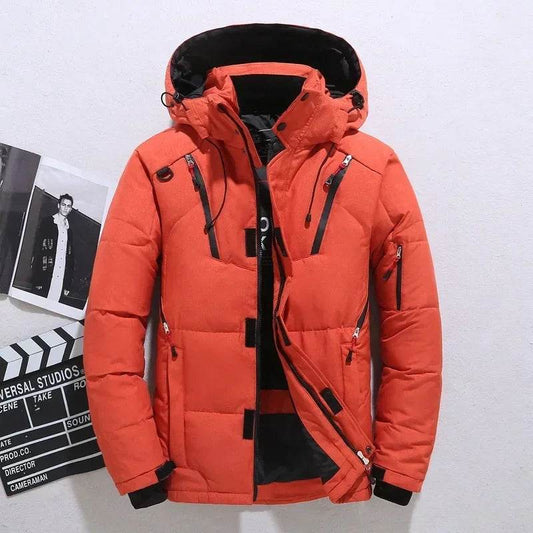 Buy Center Men's Winter Hooded Puffer Jacket - Windproof & Warm - Buy Center UK