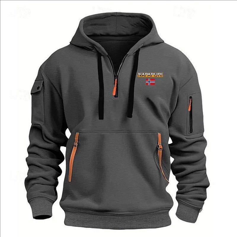 Buy Center Vintage Oversized Cotton Hoodie - Men's Pullover Fashion - Buy Center UK