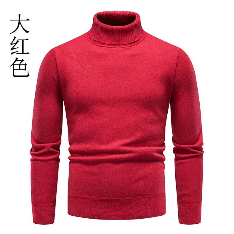 Buy Center Men's Winter Turtleneck Sweater - Casual & Versatile Fit M-4XL - Buy Center UK