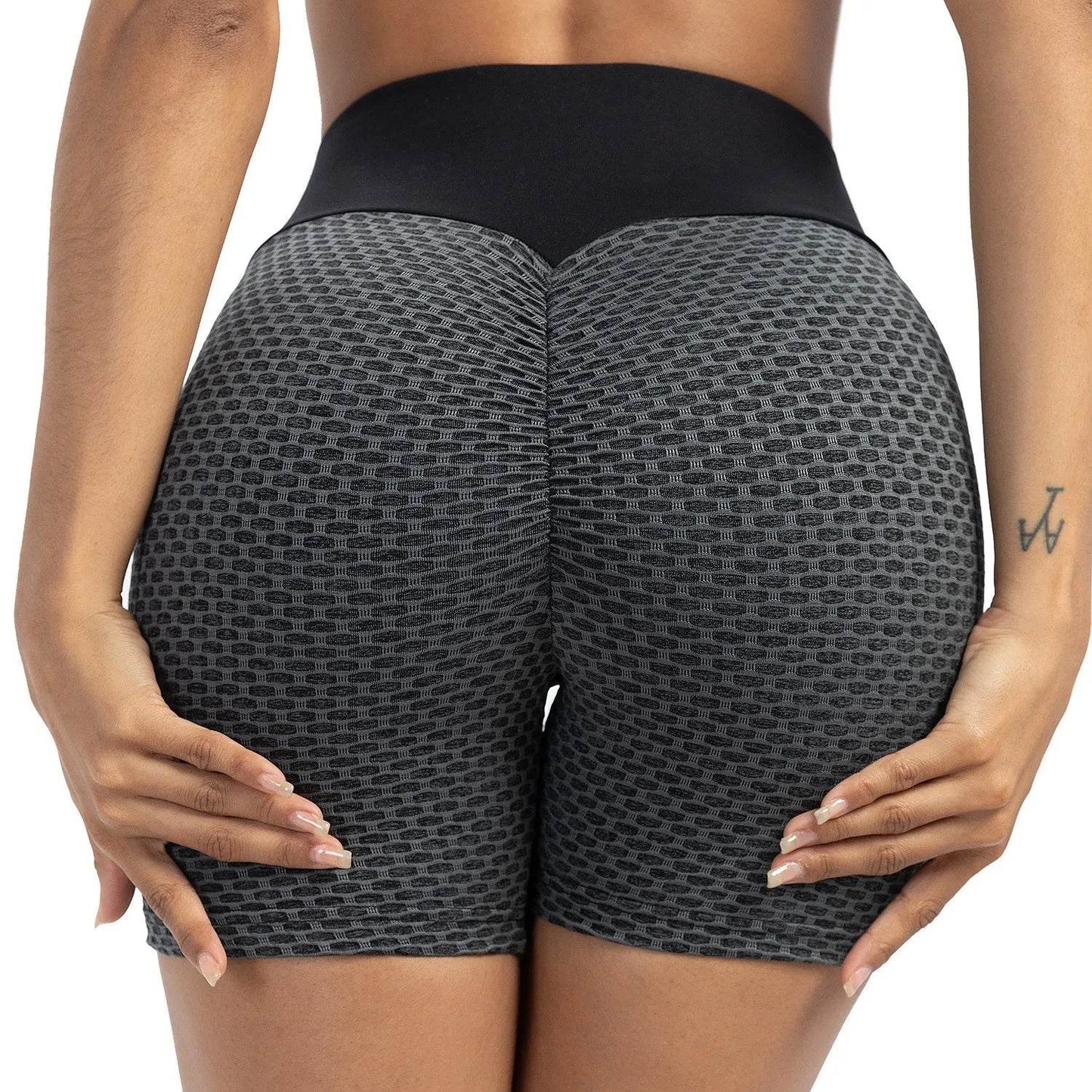Buy Center Women's High Waist Yoga Shorts - Squat Proof & Quick Dry - Buy Center UK
