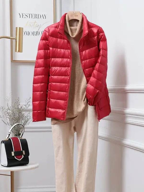 Buy Center Women’s Ultralight Down Jacket - Windproof & Slim Fit - Buy Center UK