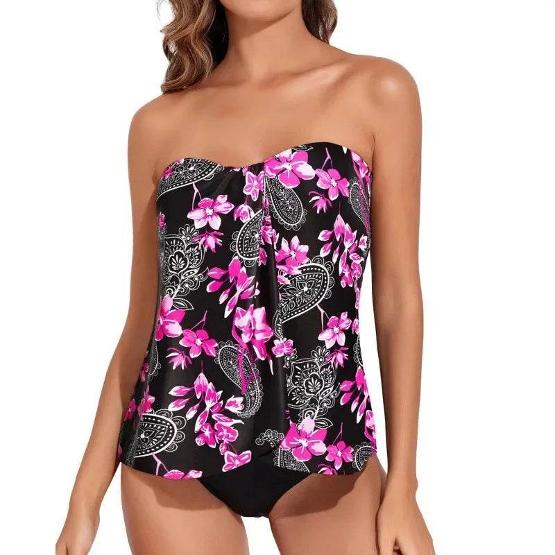2025 Ladies Two-Piece Bikini Set - Large Triangle Swimwear - Buy Center UK