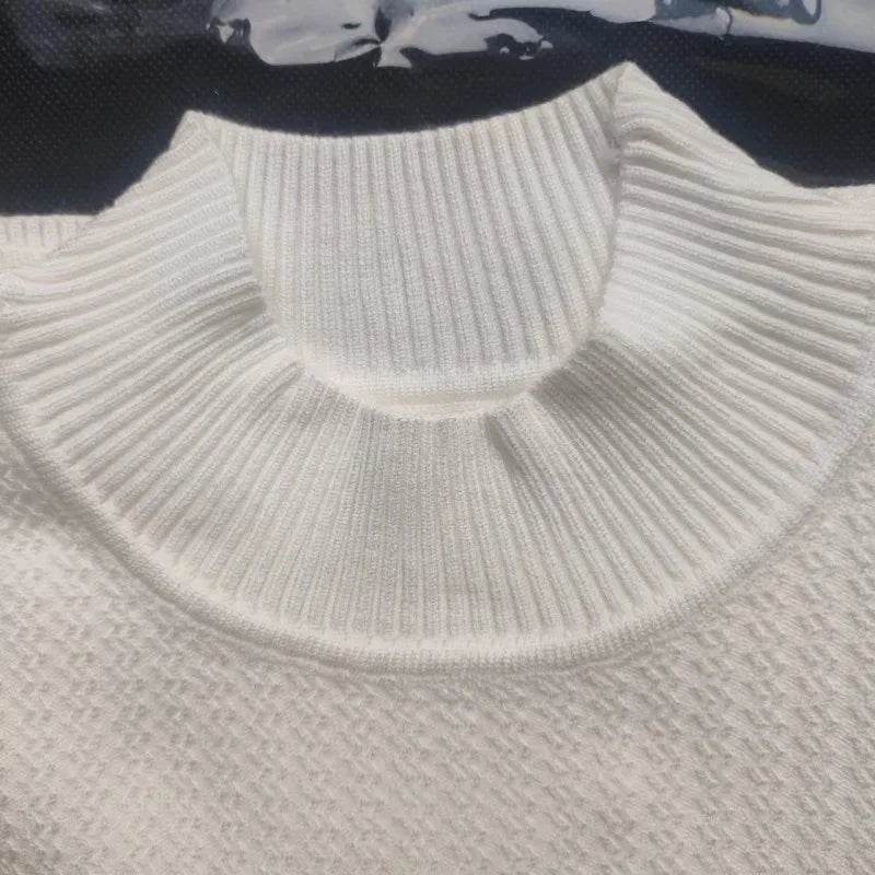 Ropa Hombre Turtleneck Sweater - Slim Fit Korean Luxury for Men - Buy Center UK
