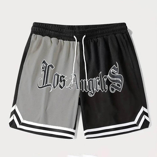 Buy Center Los Angeles Print Men's Casual Shorts - Gothic Chic Style - Buy Center UK