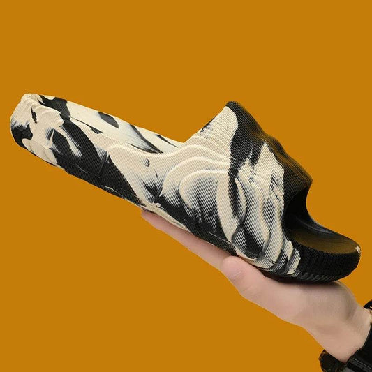 Buy Center Fashion Clogs - Comfortable Orange Summer Slippers for Men - Buy Center UK