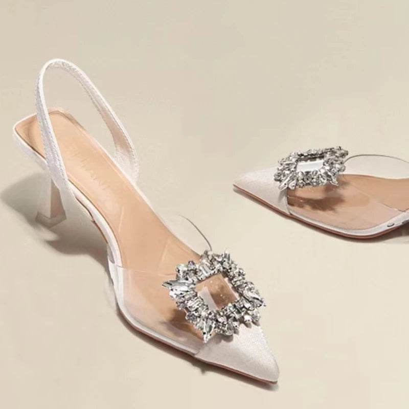 Buy Center Sexy Pointed Toe High Heels - Crystal Comfortable Design - Buy Center UK