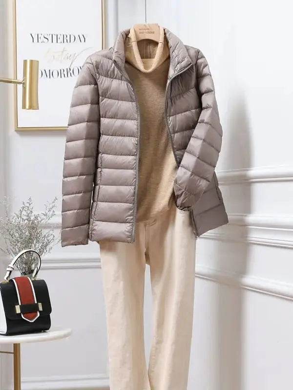Buy Center Women’s Ultralight Down Jacket - Windproof & Slim Fit - Buy Center UK