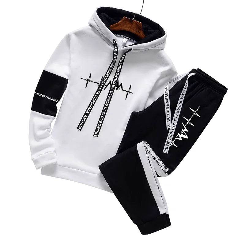 Buy Center 2024 Men's Tracksuit - Classic Hooded Sweatshirt & Pants - Buy Center UK