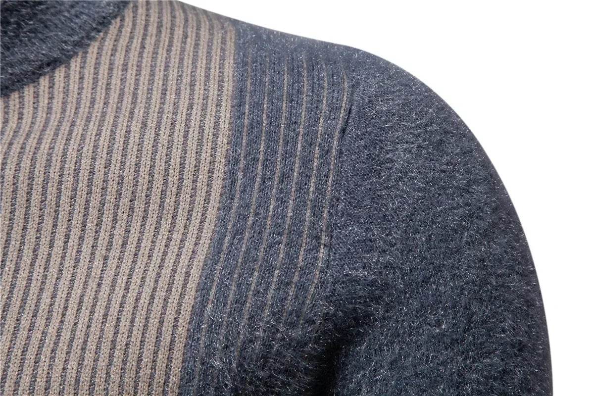 Buy Center Men's Slim Fit Turtleneck Sweater - Trendy Knitted Pullover - Buy Center UK