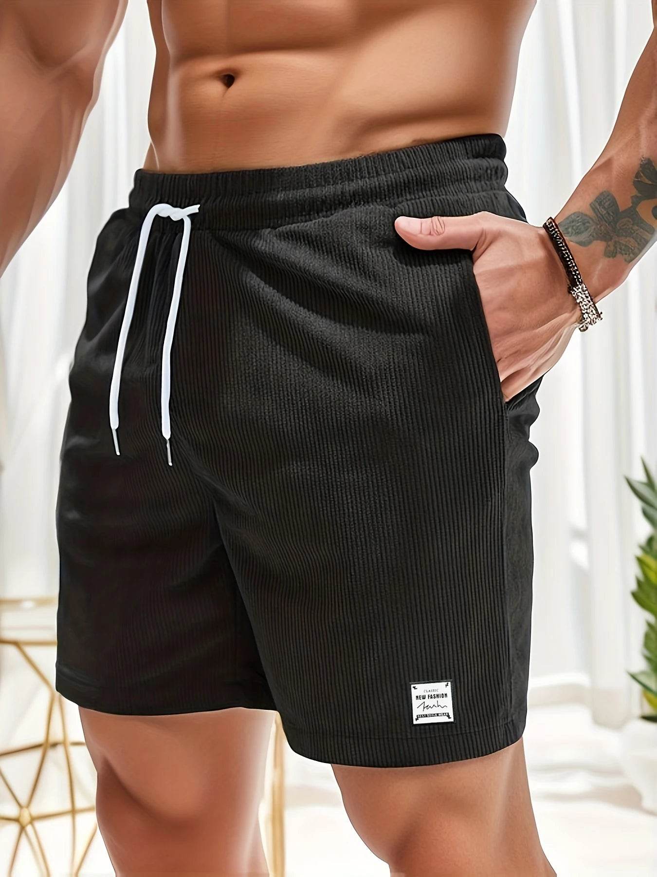 Buy Center Men's Summer Casual Shorts - Breathable Elastic Waist Design - Buy Center UK