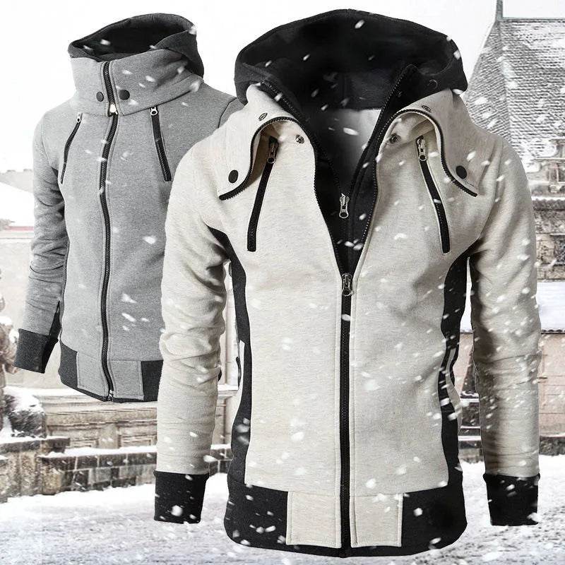 Buy Center 2024 Men’s Long Sleeve Zipper Hoodie - Slim Fit Style - Buy Center UK