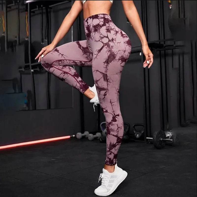 Buy Center High Waist Seamless Yoga Pants - Push Up Fitness Leggings - Buy Center UK