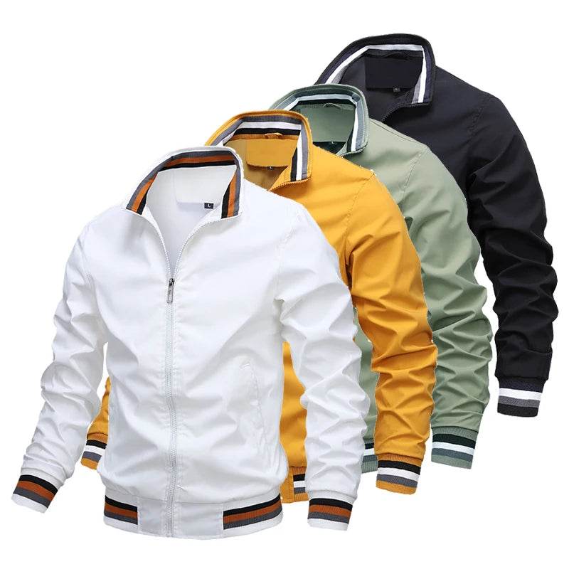 Buy Center Men's Waterproof Windbreaker Jacket - Casual Spring Style - Buy Center UK