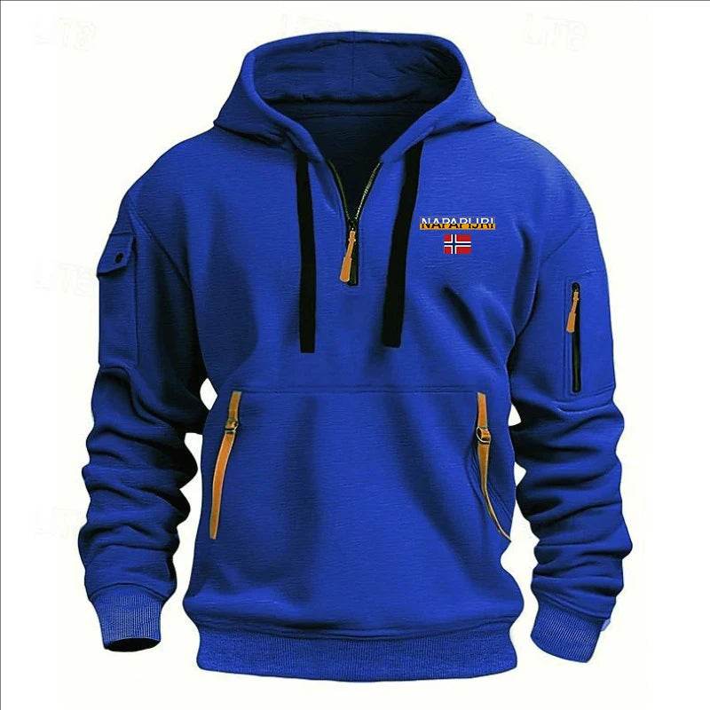 Buy Center Vintage Oversized Cotton Hoodie - Men's Pullover Fashion - Buy Center UK