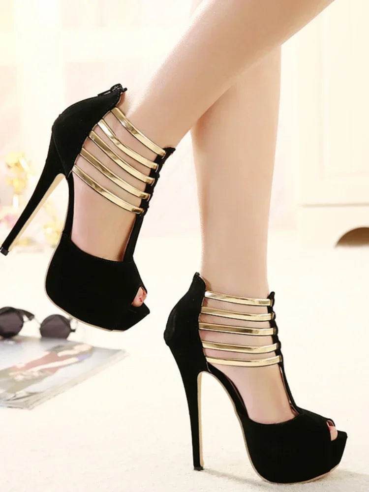 Elegant Stiletto High Heels for Women - Summer Slingback Pumps - Buy Center UK